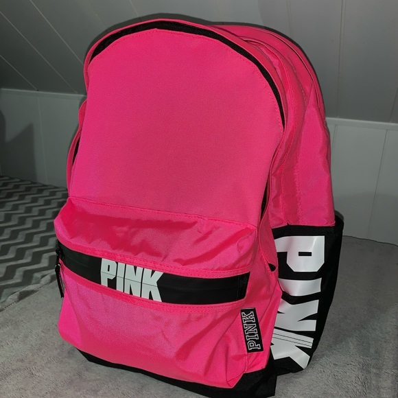 PINK Victoria's Secret Handbags - Bright Neon PINK Book bag